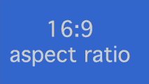 16:9 aspect ratio