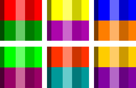 complementary color blocks