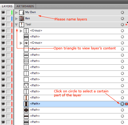 layers window