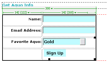 The form fields are styled with color from the head font.