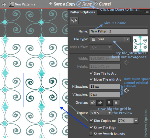 Create Pattern