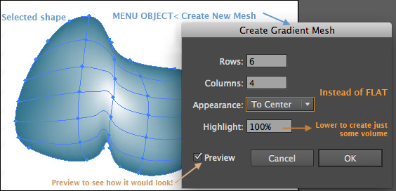 gradient Mesh