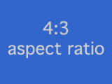 4:3 aspect ratio