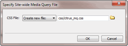 The site-wide media queries file will be created at the new location.
